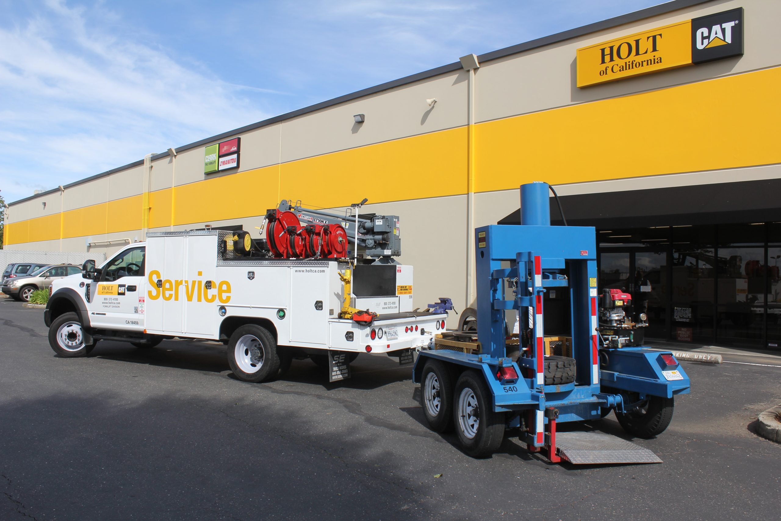 Holt of California mobile tire service for all forklift needs