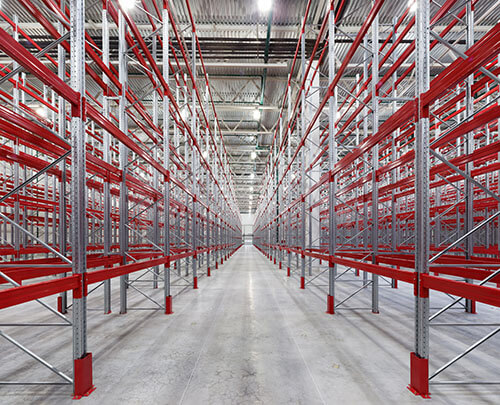 Hannibal Industries' Cantilever Racks for storing your long, bulky products available from Holt of California